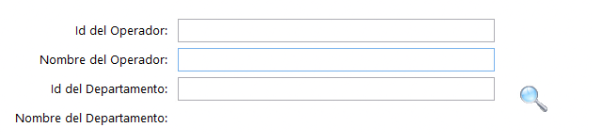 Registro de  Operadores